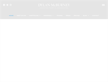 Tablet Screenshot of dylanmcburney.com